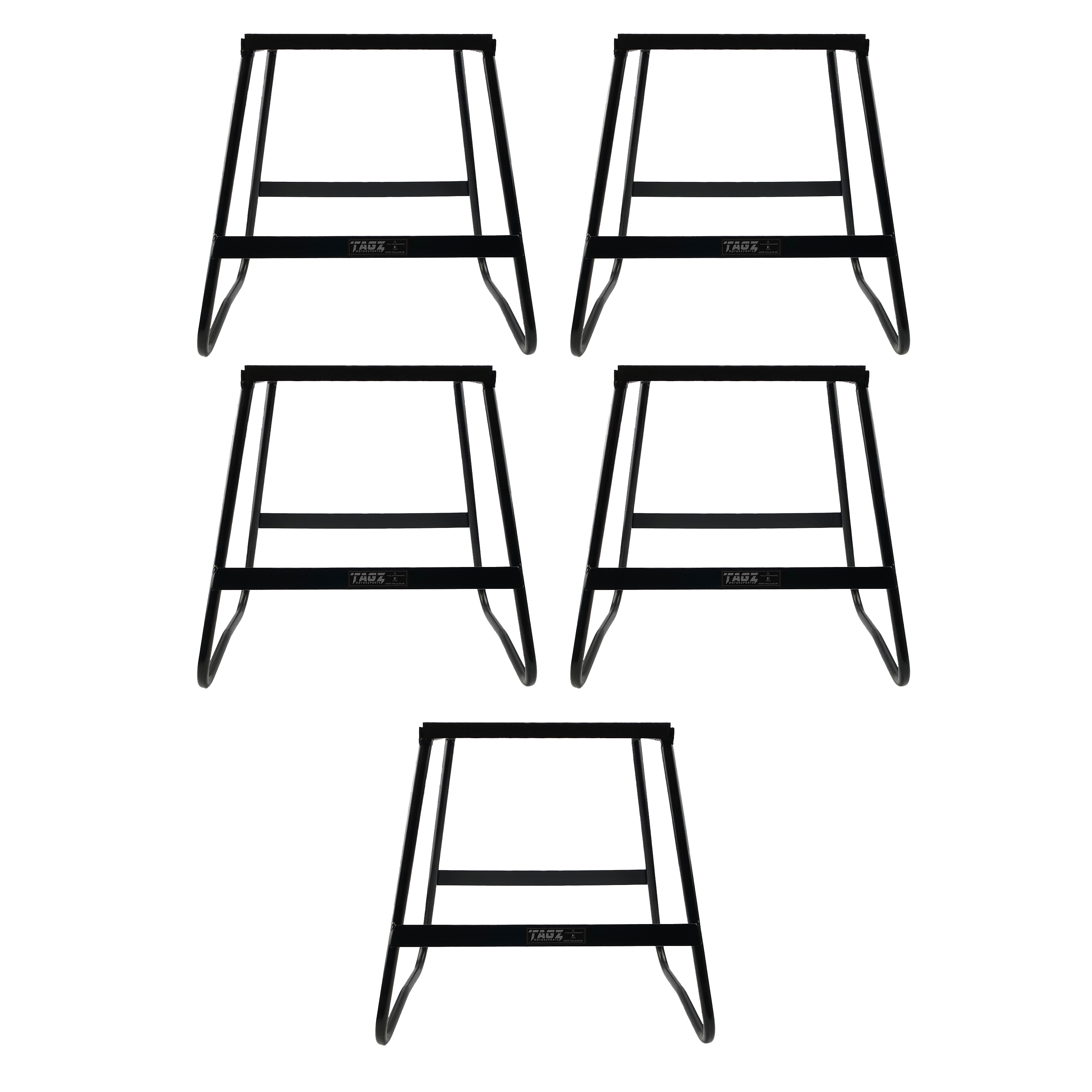 TRADE PACK 5 BIKE STANDS BLACK, 440mm TALL, LIGHT WEIGHT, MX, TRADE £16.50 EACH thumbnail 2