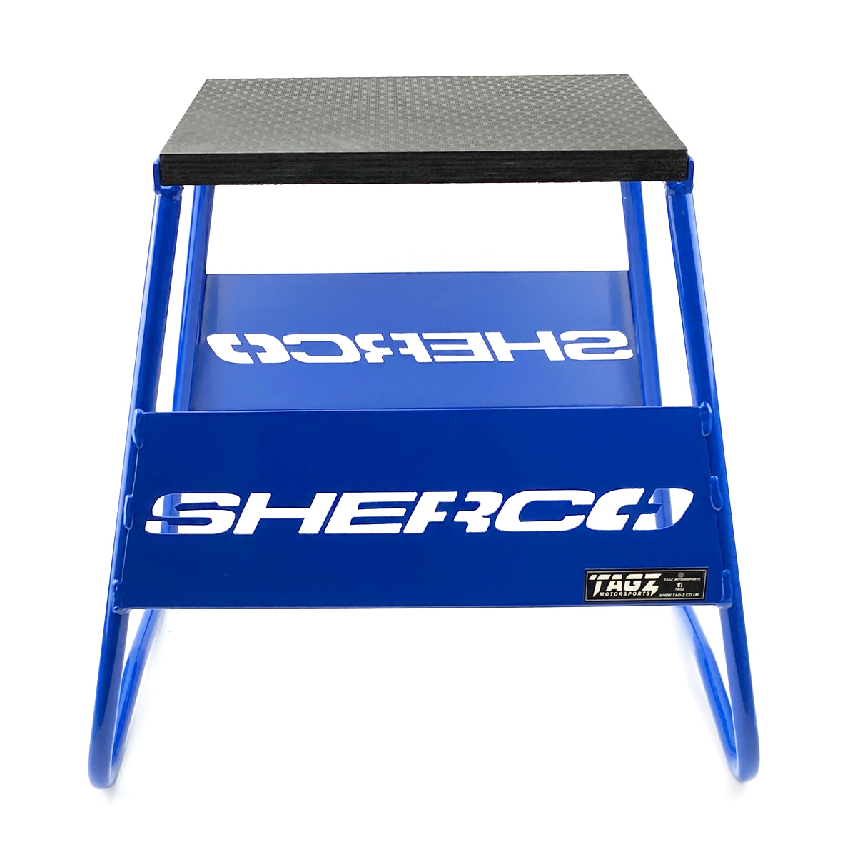 STAND 440 BLUE SHERCO LOGO, MX LOGO STAND, SHOW ROOM STAND thumbnail 2