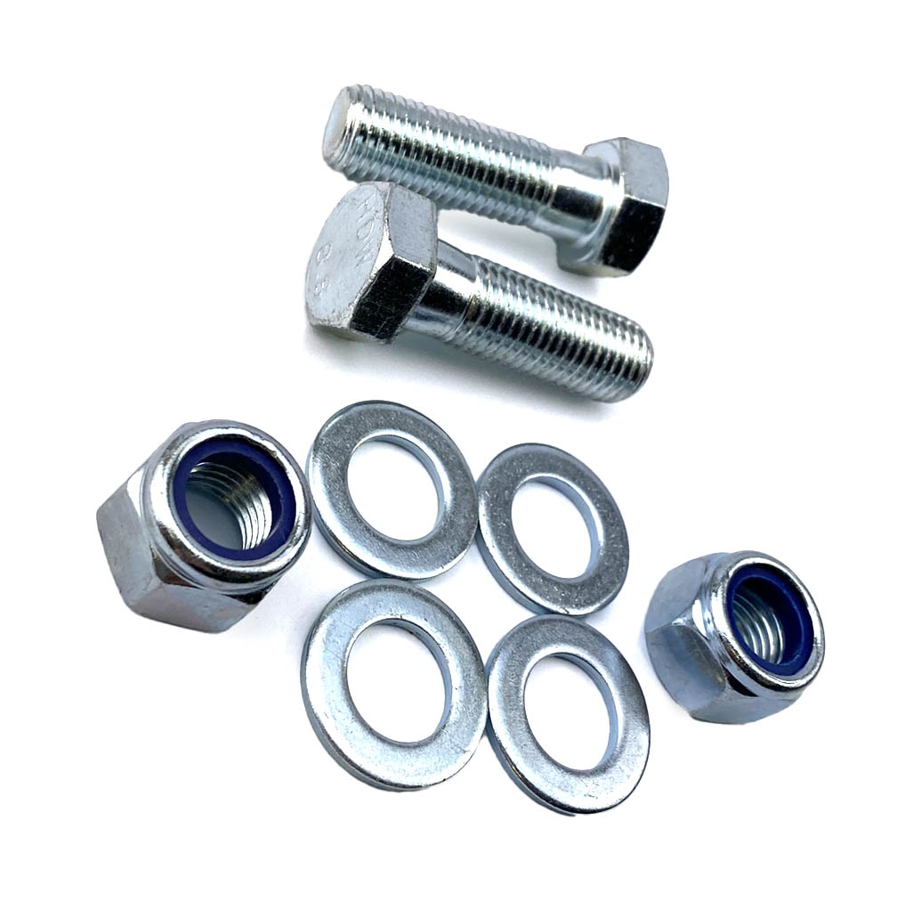 M16X50MM HARDWARE NUT AND BOLT KIT FOR CAR BIKE RACK HITCH SPACER image 1