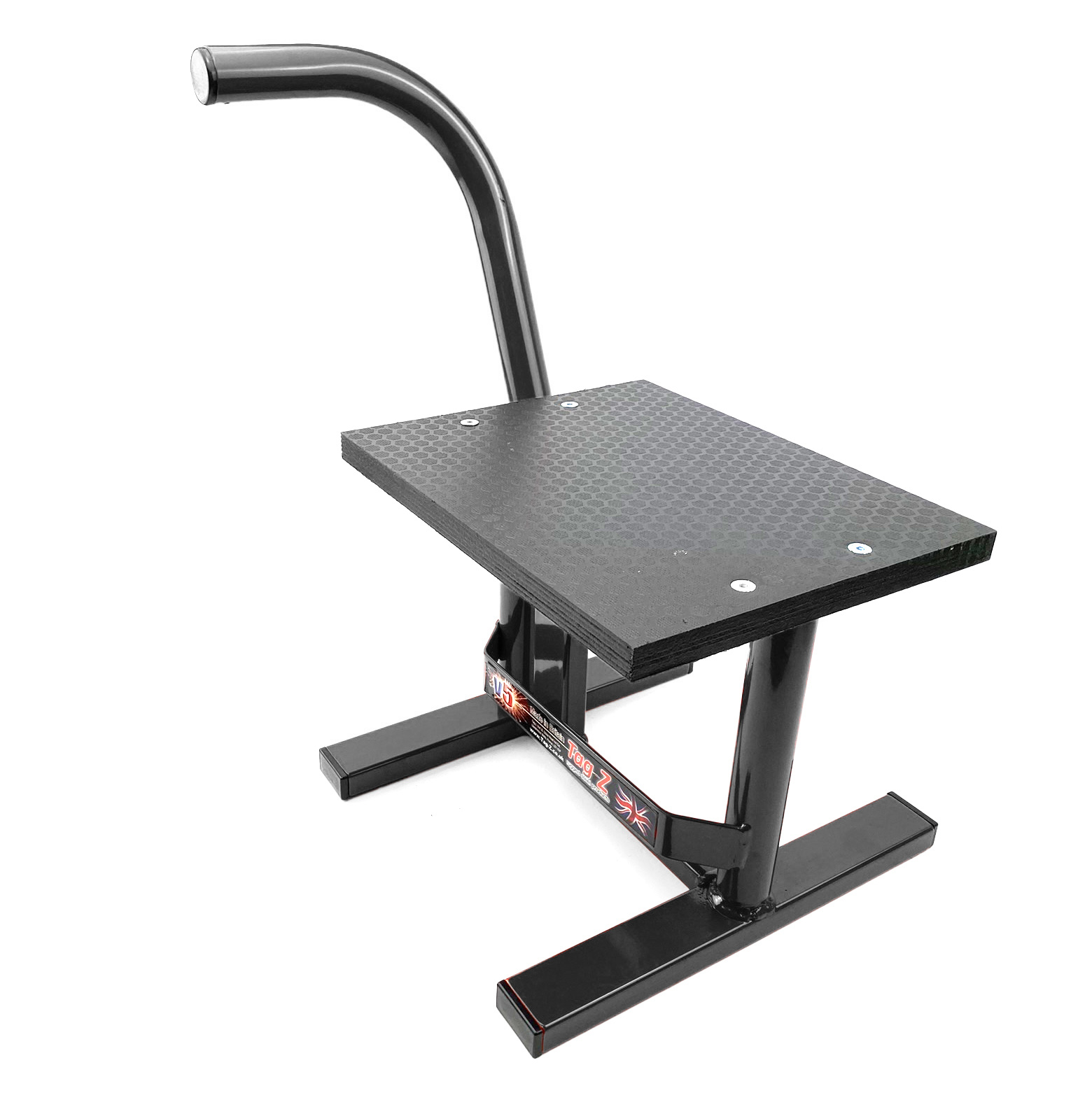 HD JACK-UP-STAND TWIN LEG v5, SCHOOL BOY / SUPER MOTO STAND, MEDIUM STAND 350mm HIGH thumbnail 4