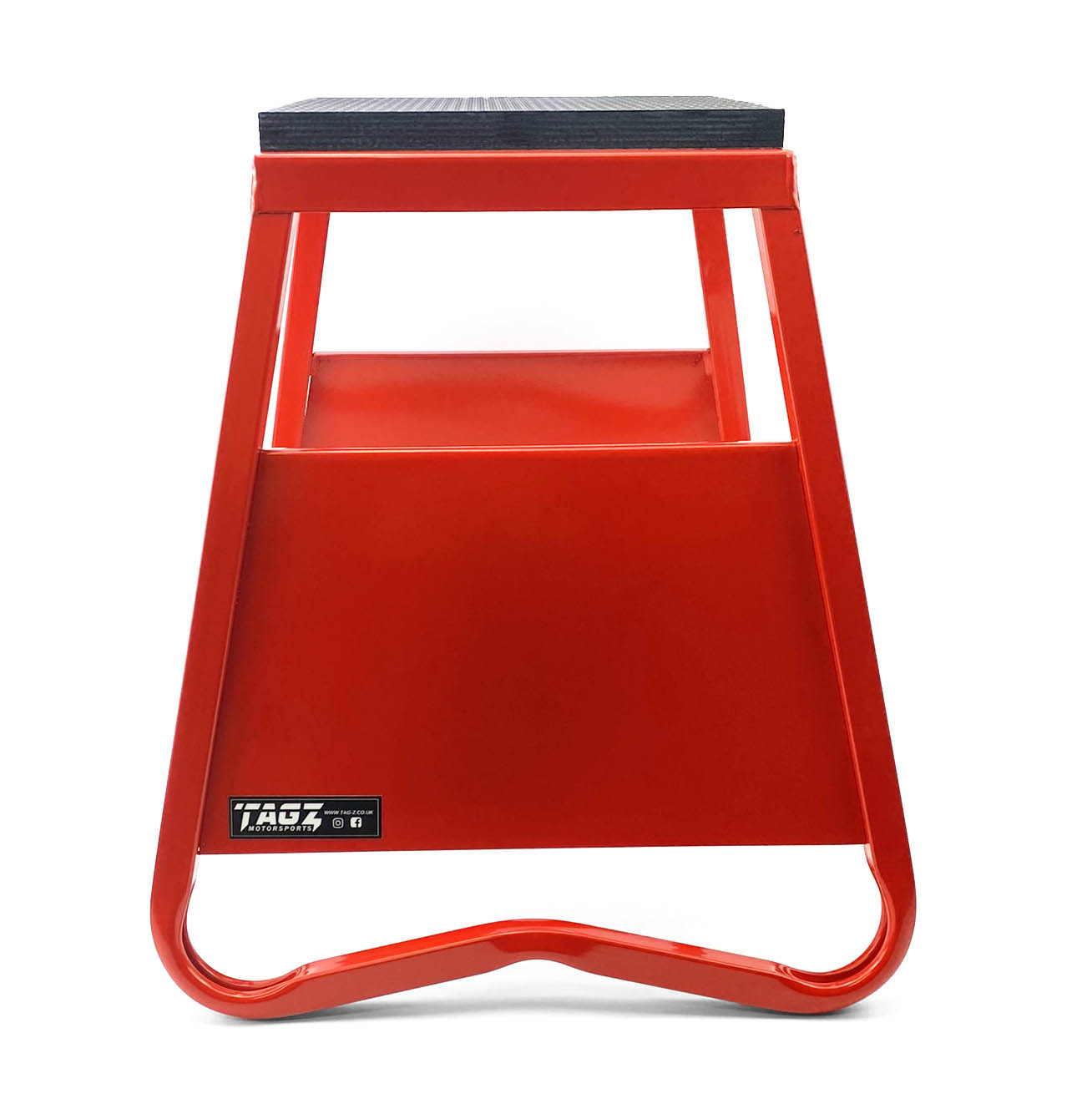 HEAVY DUTY STEEL BOX STAND MX, LARGE / 430mm HIGH MX STAND, THIS STAND DOESN'T COME WITH THE MOTO STICKER NOW thumbnail 5