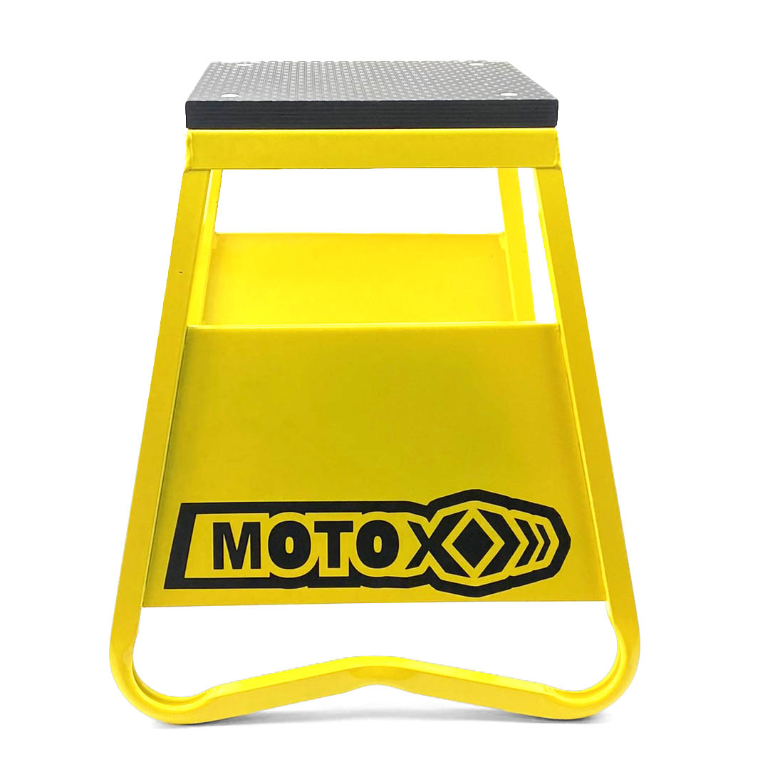 HEAVY DUTY STEEL BOX STAND MX, LARGE / 430mm HIGH MX STAND, THIS STAND DOESN'T COME WITH THE MOTO STICKER NOW thumbnail 6