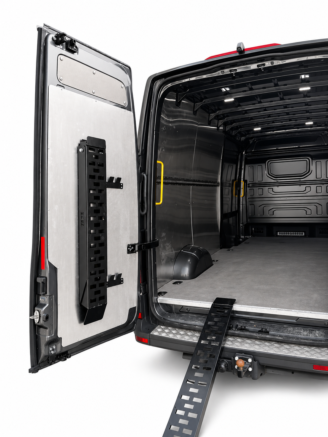 SINGLE LOADING RAMP TRANSPORT STORAGE HANGER 3mm STEEL - BLACK thumbnail 2