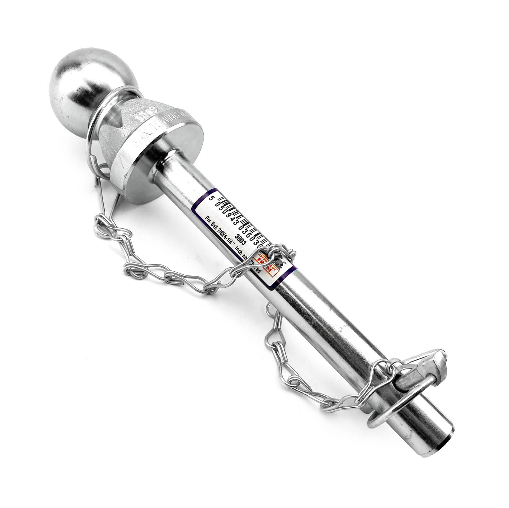 TOW HITCH BALL 50MM / PIN 22MM image 1