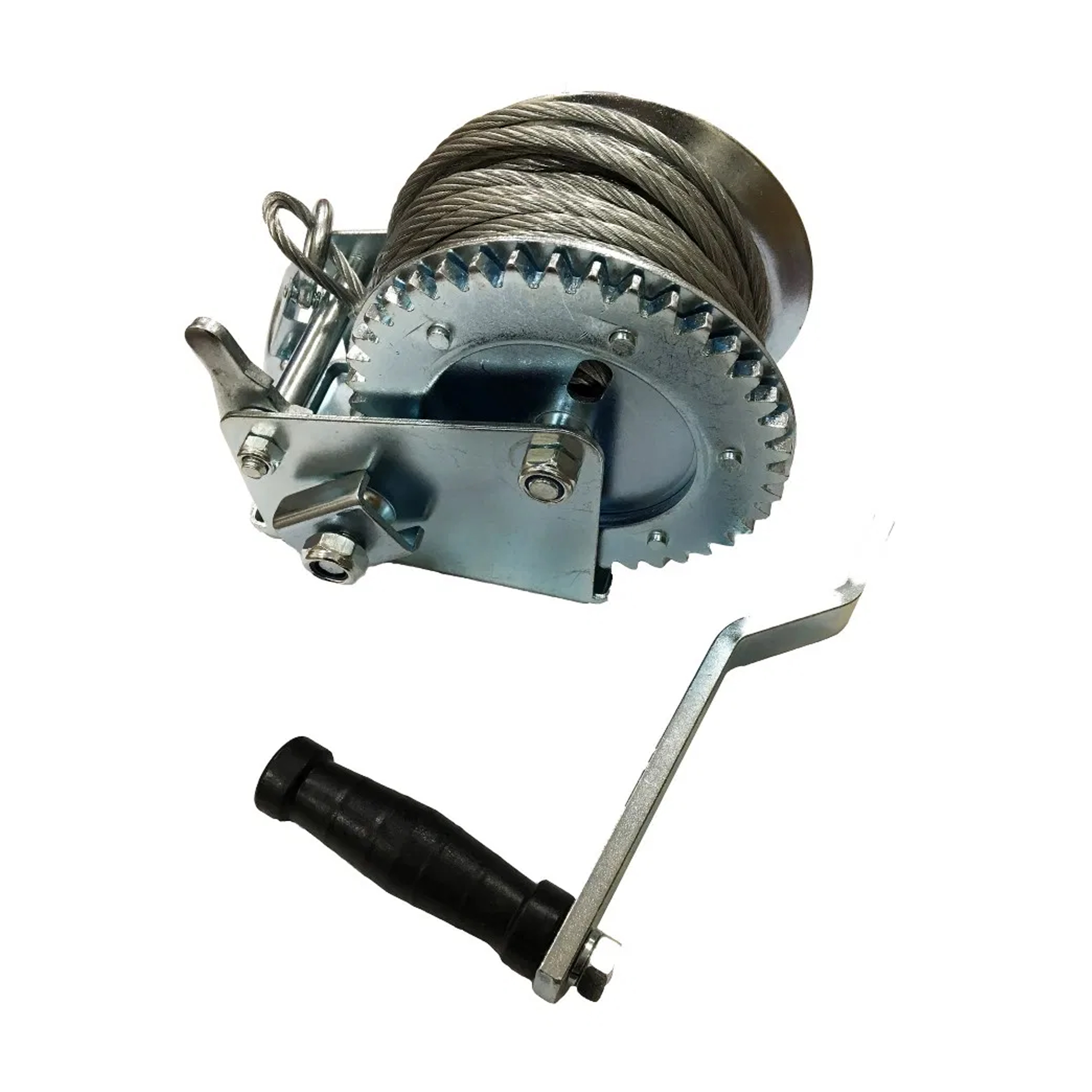 BOAT WINCH 1200lb 20m ROPE 5mm DIAMETER - TOOLZONE KDPTD023 thumbnail 4