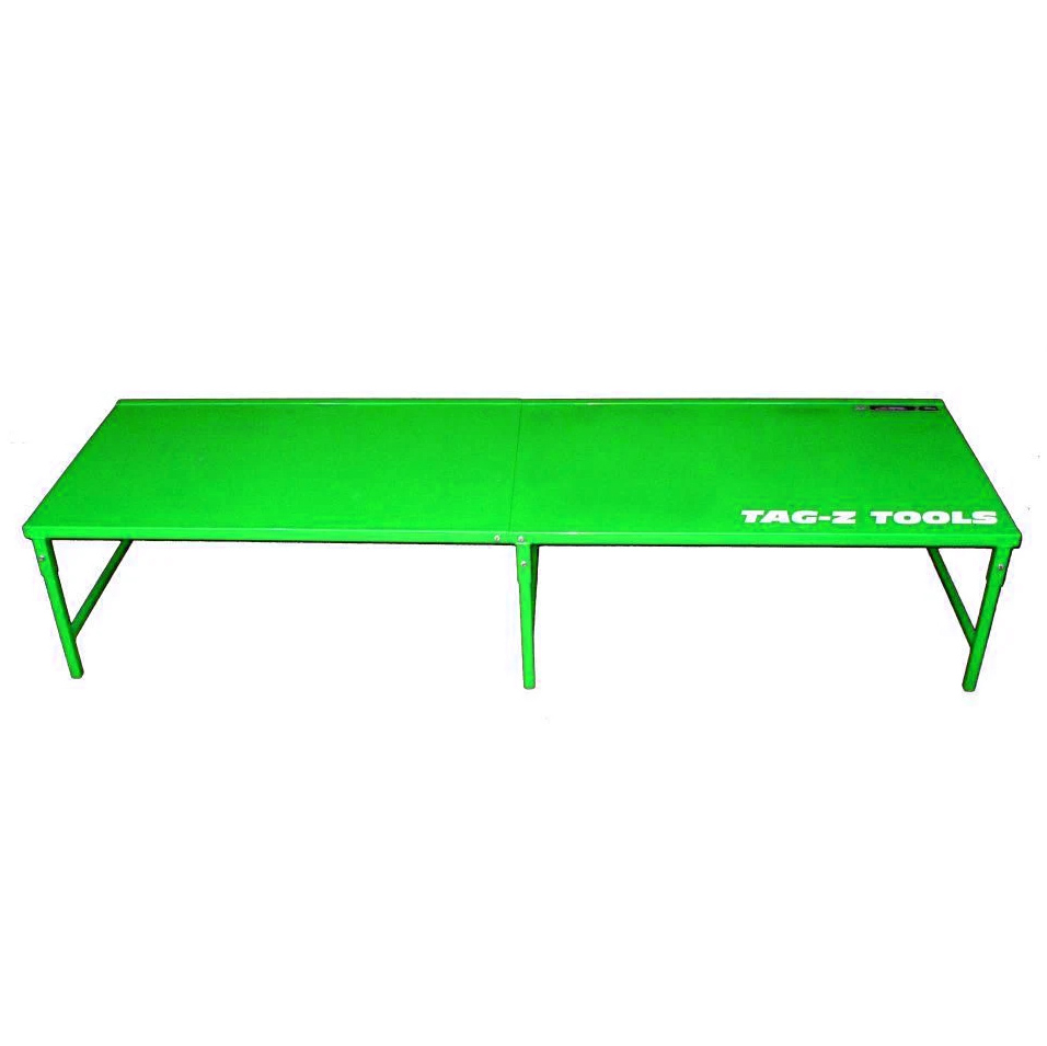 MOTORCYCLE WORKBENCH 440, KX GREEN, BIKE WORK BENCH, 42kg FREIGHT CHARGE L115xH20xW70cm
