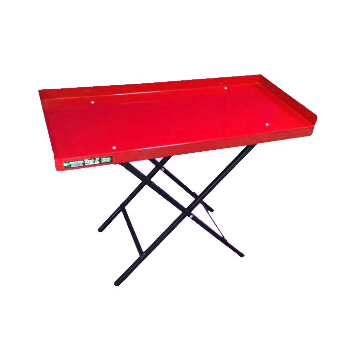TAG-Z PRO FOLDING X-BENCH, RED / TABLE / WORK TOP image 1