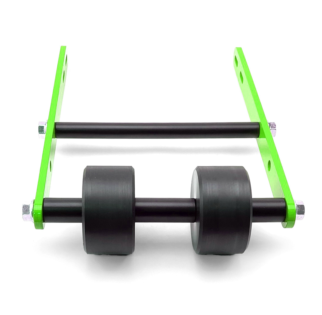 WHEELIE BAR 2 ROLLER TAG-Z GREEN, ATV QUAD WHEELIE SAVER / CATCH, 3.4KG Size 34x22x7cm thumbnail 5