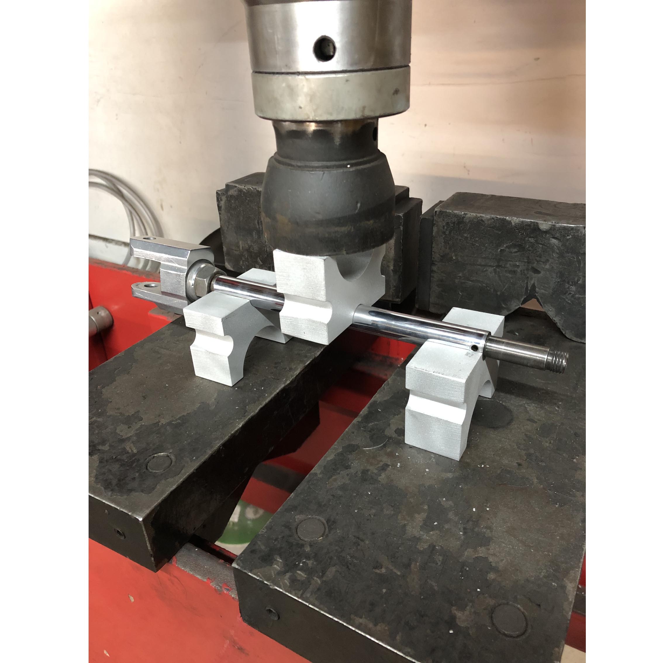 47-48 U-BLOCKS ALUMINIUM, MX FORK PRESS ALLOY DIES REAR SHOCK SHAFT STRAIGHTENING DIES thumbnail 3