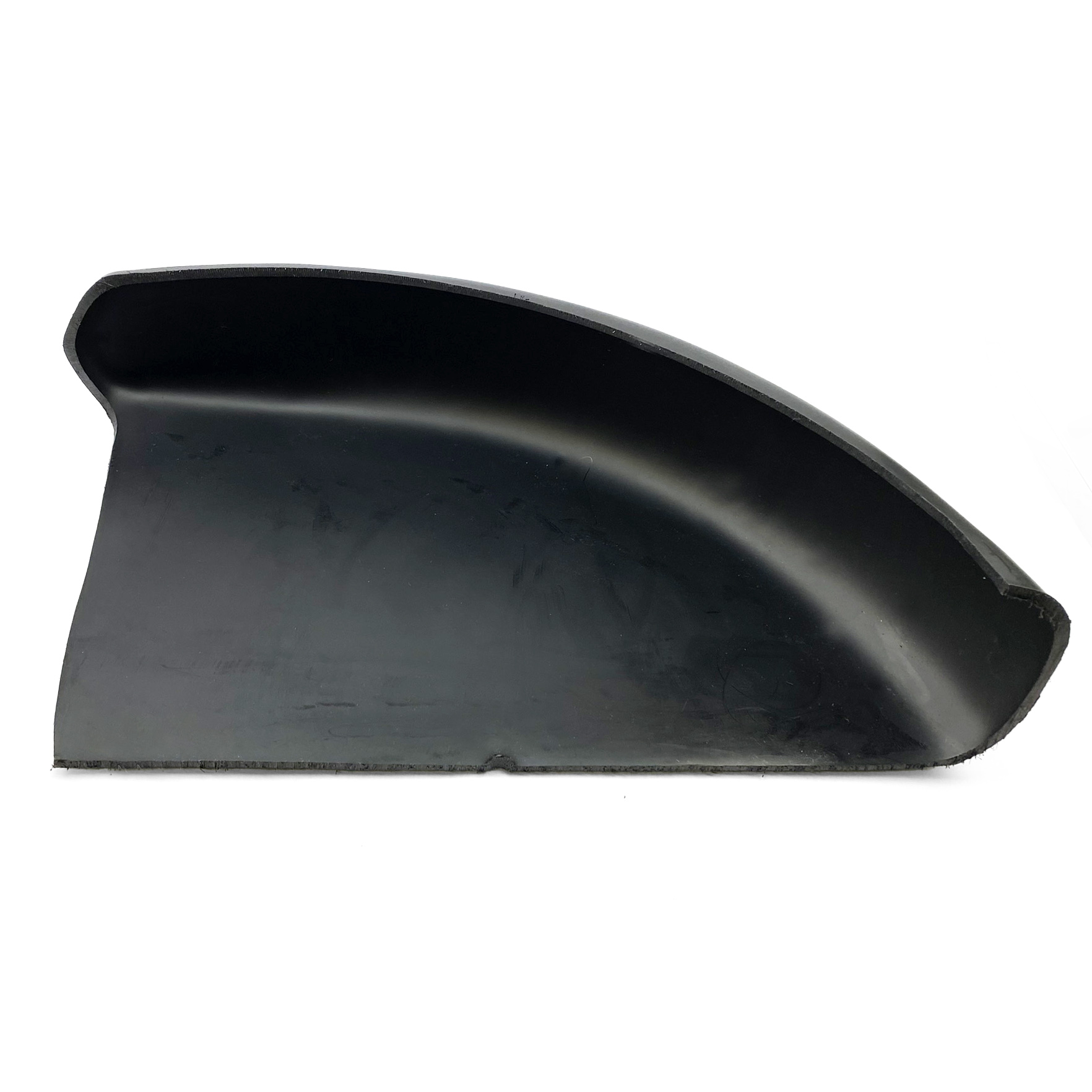 LEFT HAND SIDECAR FENDER MUDGUARD, BLACK / UNIVERSAL FITMENT FOR LH SIDECARS thumbnail 2