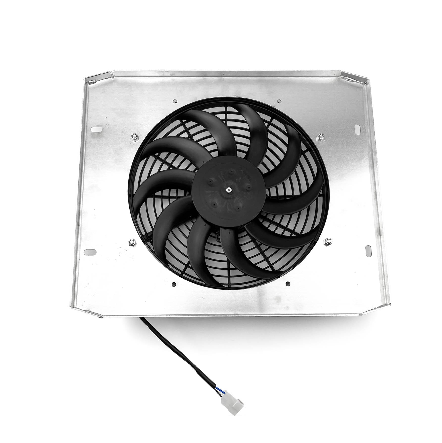 SHROUD & FAN KIT, SPAL FAN, RADIATOR, QUAD PASS, HIGH EFFICIENCY thumbnail 2