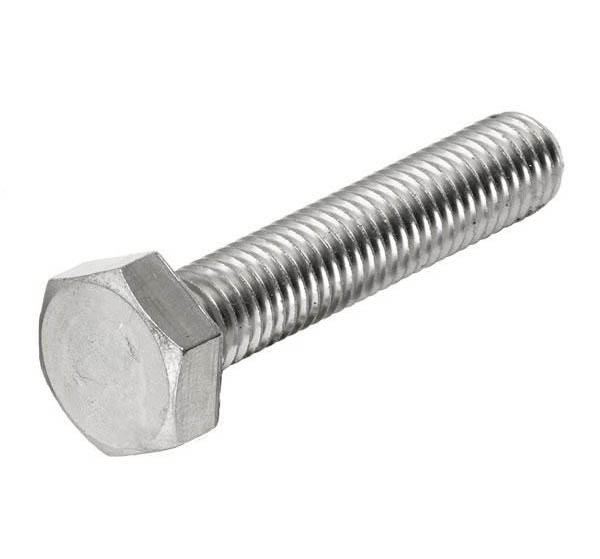 M10x130 SET SCREW HEX BZP EACH image 1