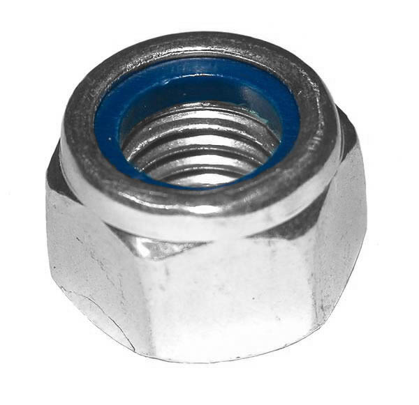 M14 NYLON LOCK NUT BZP, REGULAR 16x22 image 1