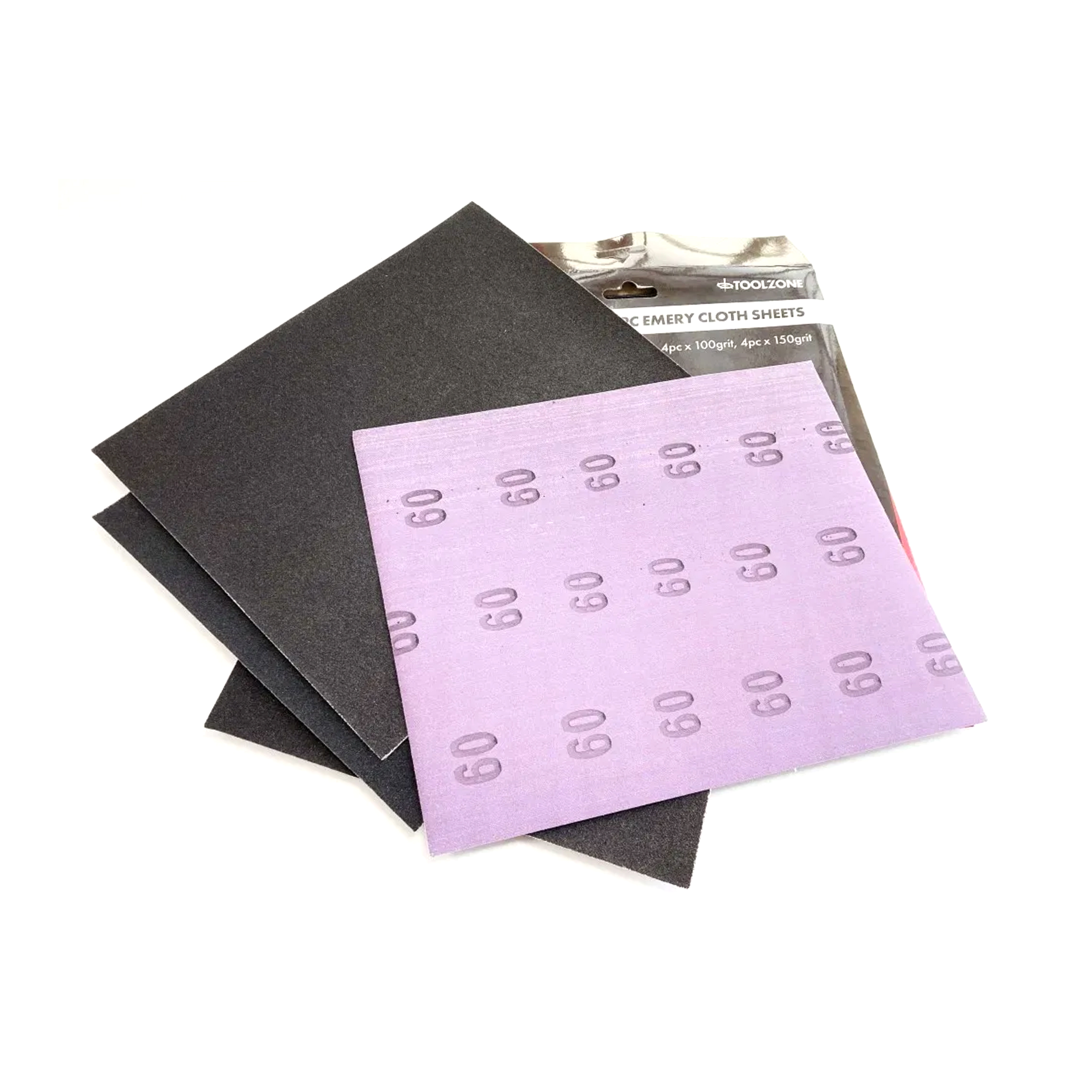 EMERY CLOTH SHEETS 10PC 230 x 280mm ASSORTED GRITS - TOOLZONE KDPDC127 thumbnail 3