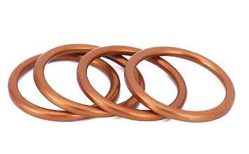 EXHAUST GASKETS PK4 35x42x4 HONDA ST1100 1300 CTX1300 VF1100S C VF1000R CBR650F 900RR image 1