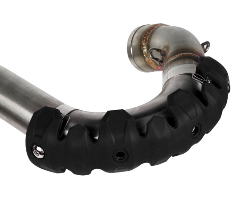 4 Stroke Exhaust Pipe Guard Muffler 220mm Universal Fitment thumbnail 3