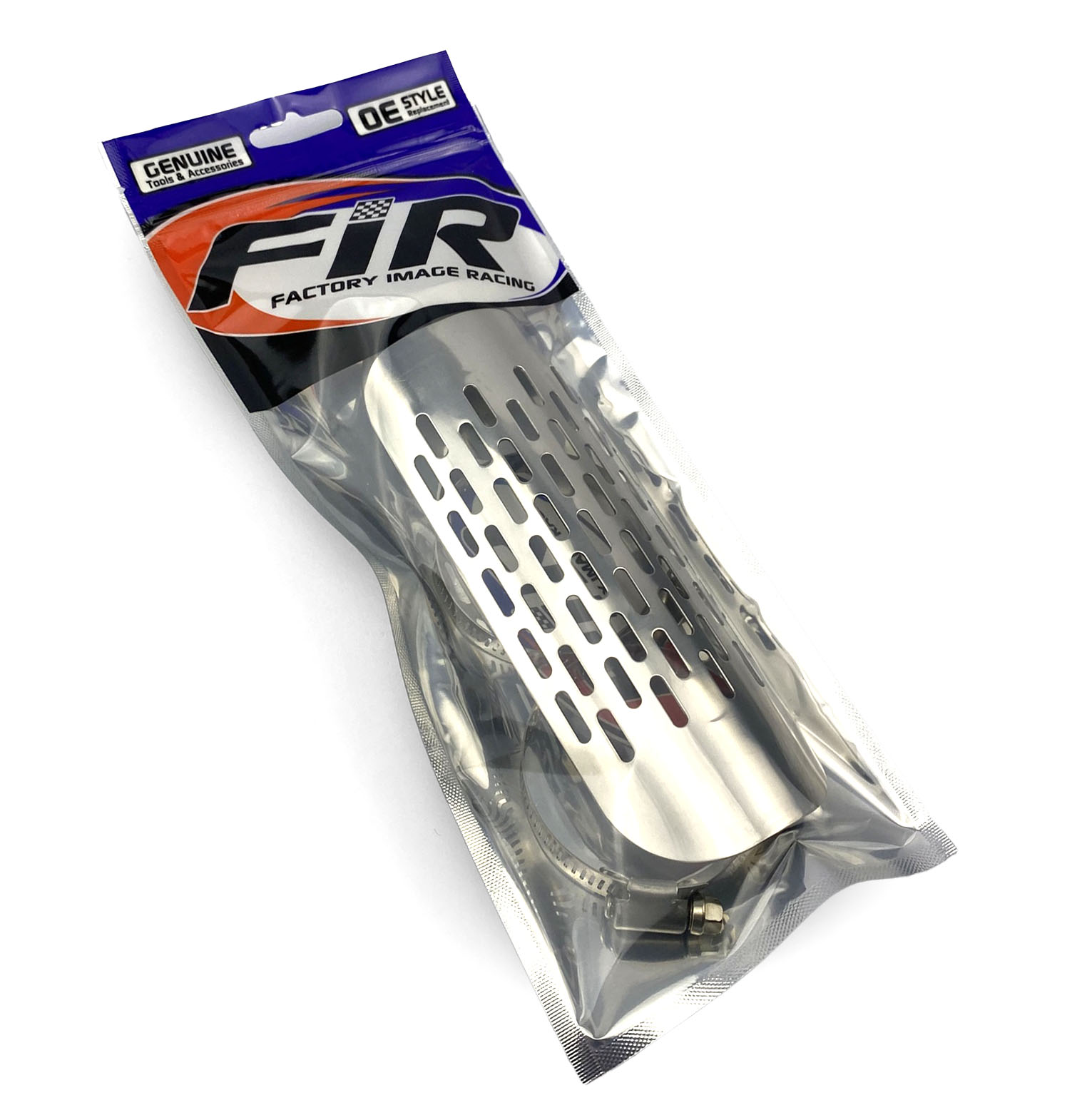 EXHAUST PIPE PROTECTOR CHROME thumbnail 2