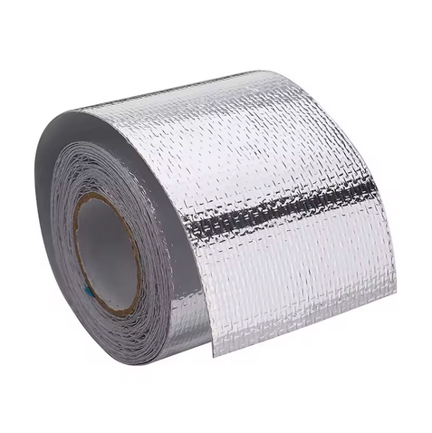 5M FIBERGLASS FOIL EXHAUST HEAT SHIELD MANIFOLD DOWNPIPE HIGH TEMPERATURE TAPE image 1