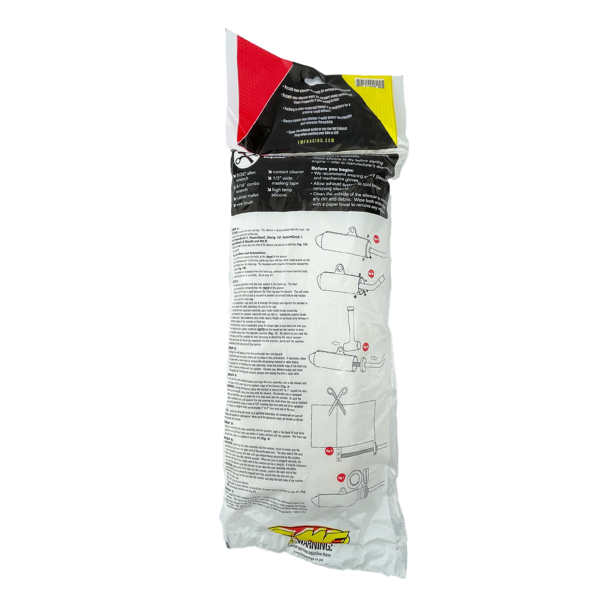2-Stroke Exhaust Silencer Packing - FMF 010589 thumbnail 2