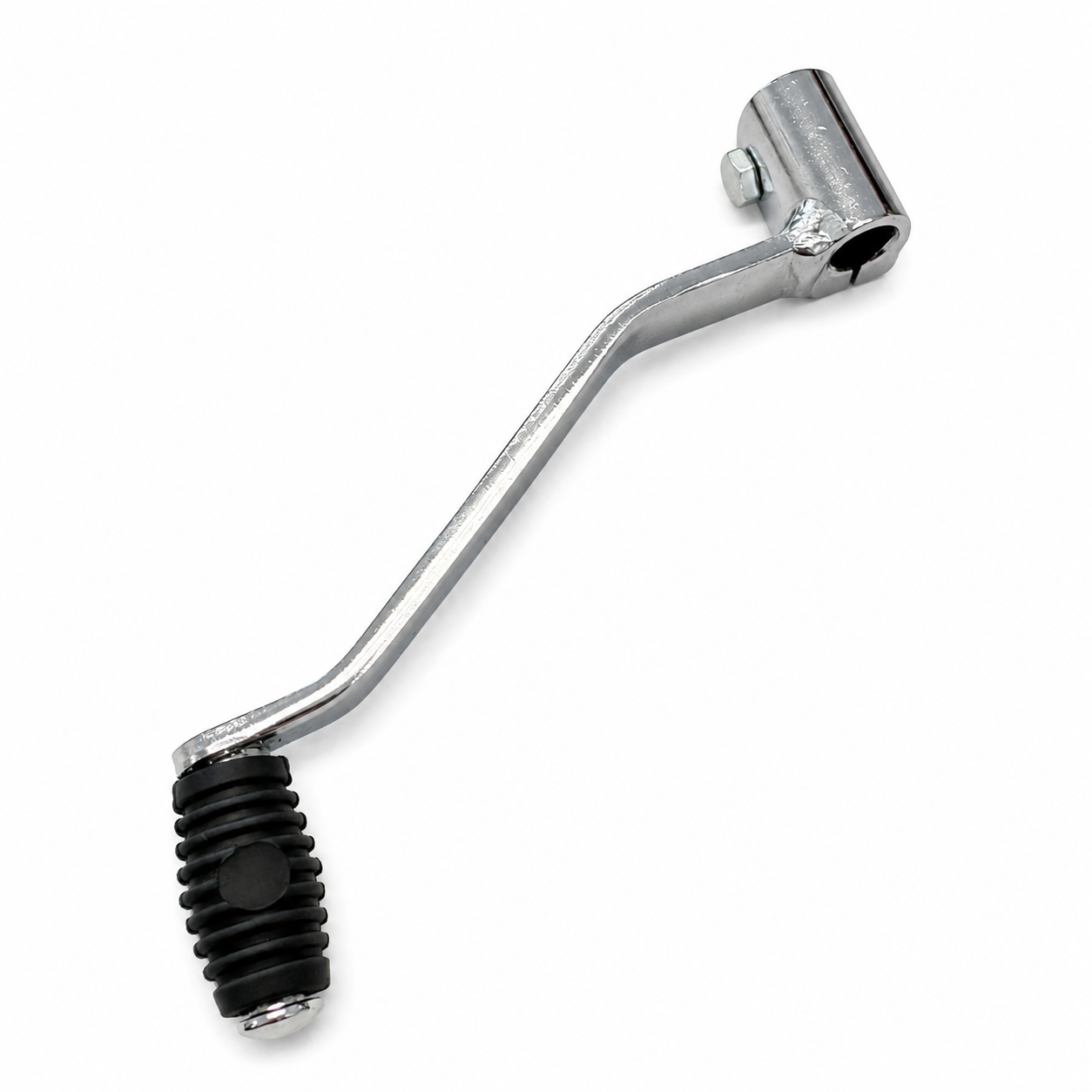 GEAR SHIFT LEVER 50-125CC STEEL CHROME 11mm SPLINE 160mm LONG
