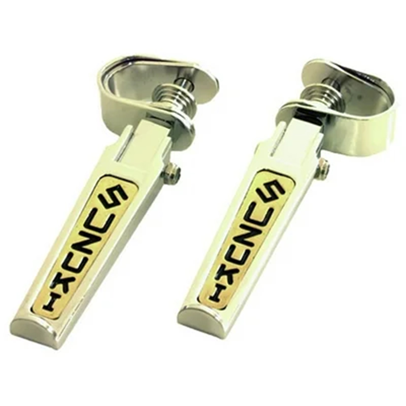 FOOT PEG SET CHROME SUZUKI image 1