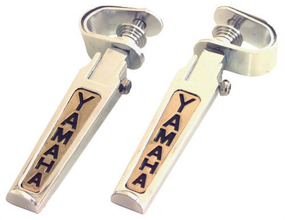 FOOT PEG SET CHROME YAMAHA image 1
