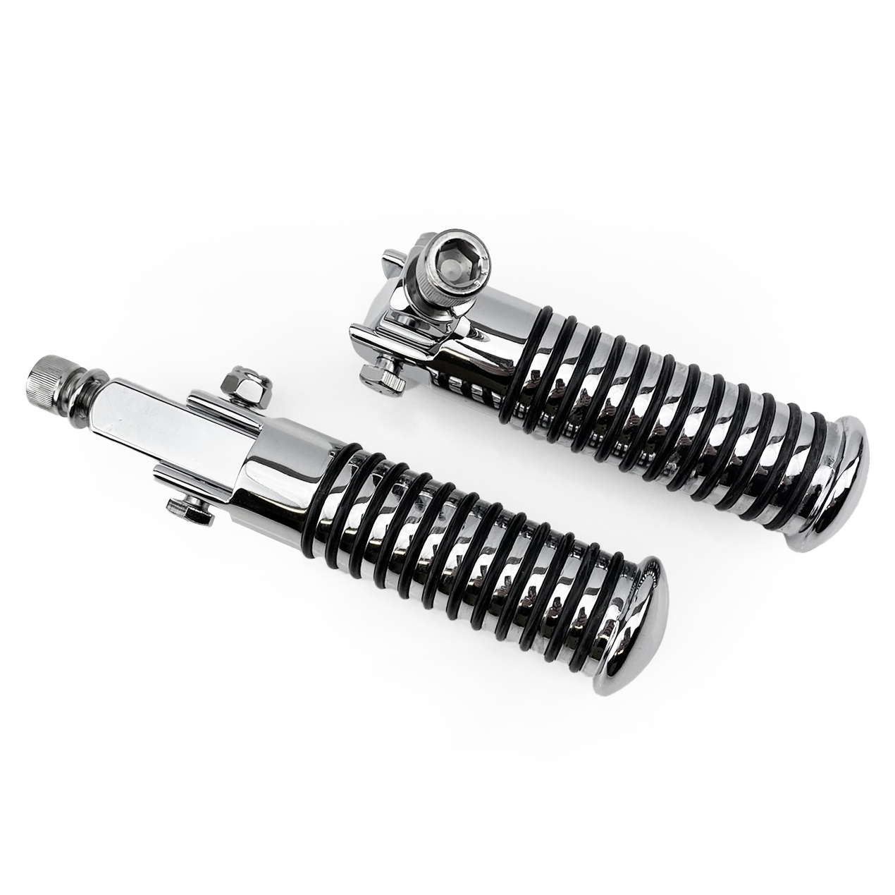 FOOT PEG SET UNIVERSAL CHROME thumbnail 3
