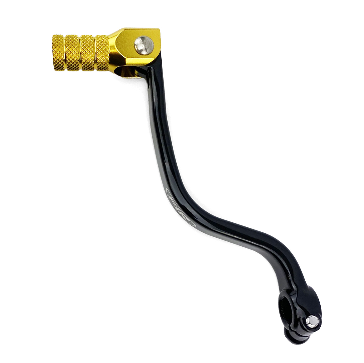 GEAR LEVER SHIFT RM 80 85, ALUMINIUM FORGED 25600-02B01, FIR BRAND, BLACK & GOLD thumbnail 4