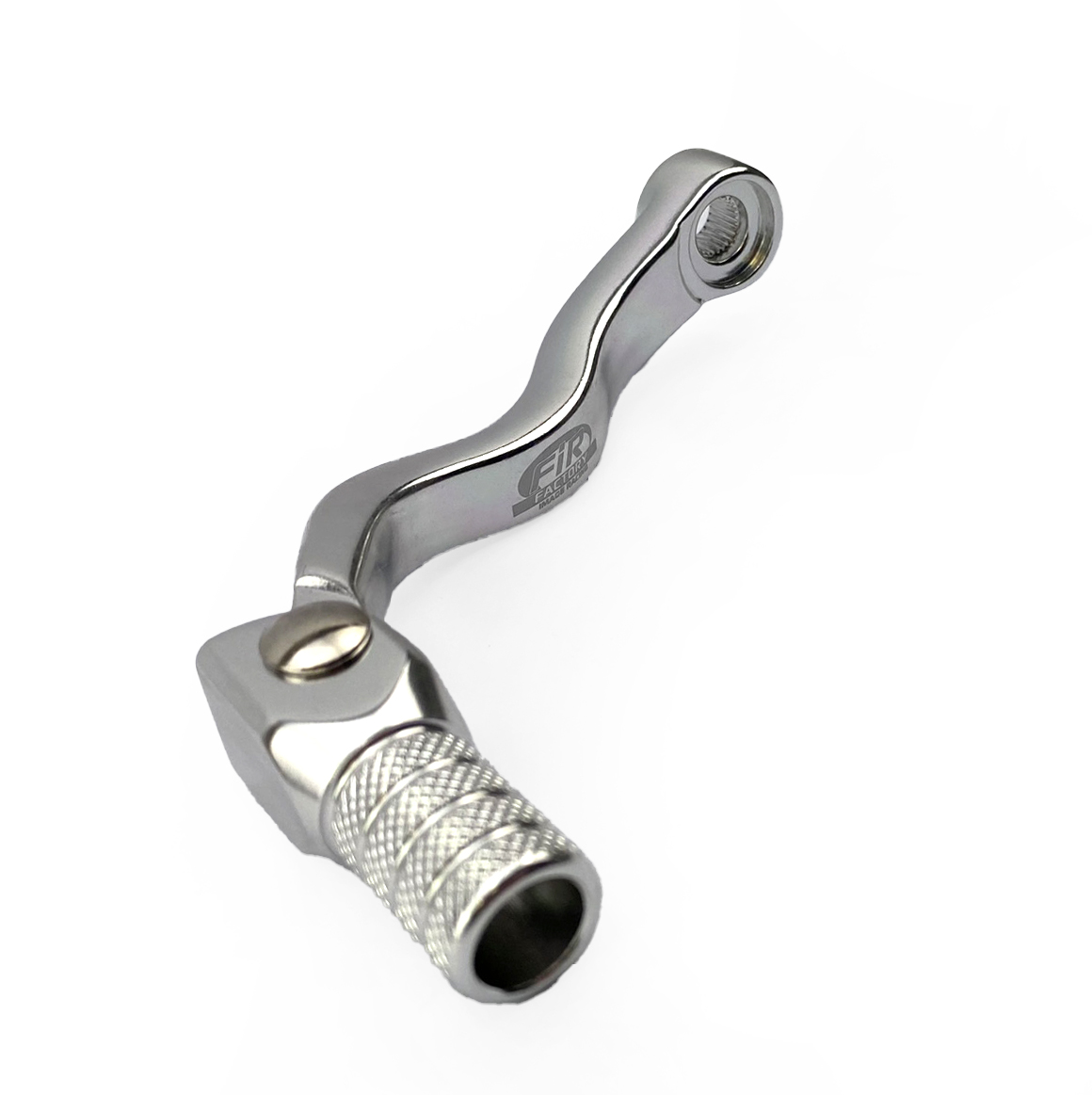 GEAR LEVER SHIFT KTM SX SXF, ALUMINIUM FORGED 54834031000, FIR BRAND, SILVER image 1