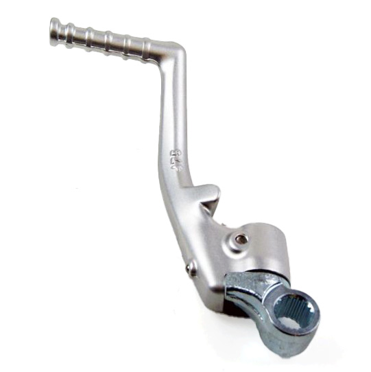 KICKSTART LEVER CR125R HONDA 85-97, FIR ASK-138, SILVER ALLOY 28300-KZ4-600, 28300-KZ4-000