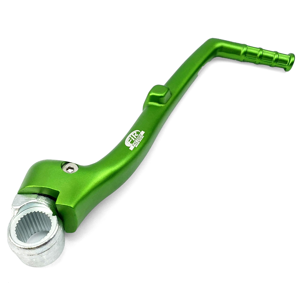 KICKSTART LEVER KAWASAKI KX 500, FIR ASK-148, GREEN ALLOY image 1