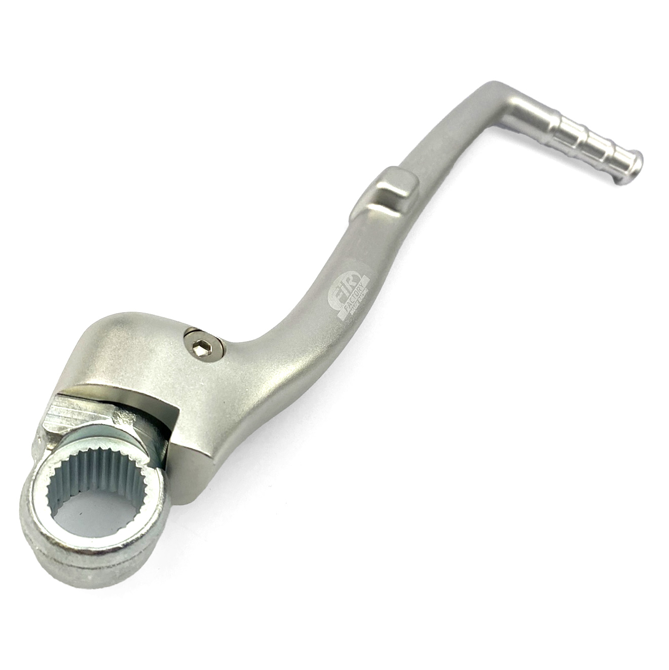 KICKSTART LEVER KAWASAKI KX 500, FIR ASK-148, SILVER ALLOY image 1
