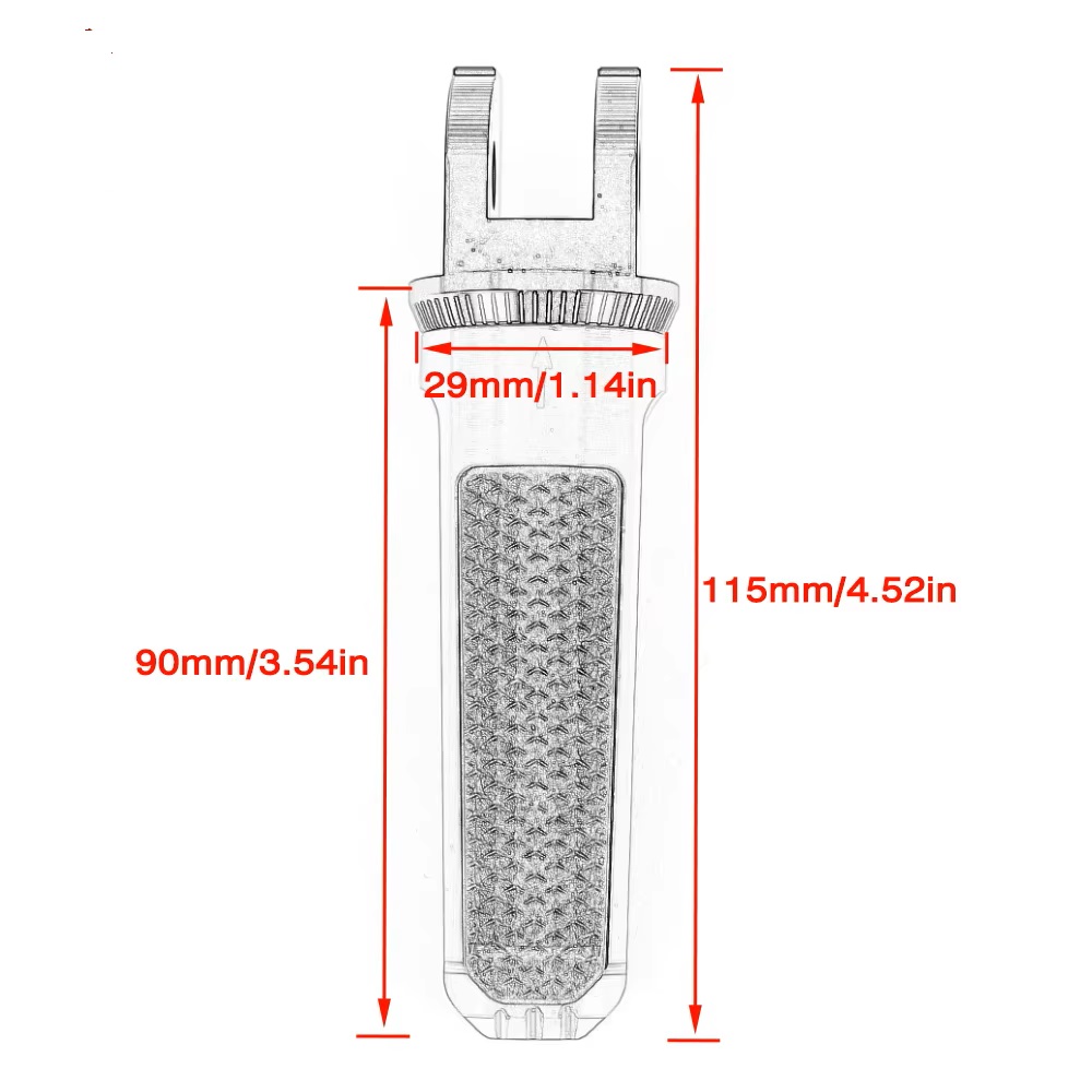 FRONT FOOT PEGS FOOTRESTS KTM DUKE 125 200 390 APRILIA SHIVER 750 900 thumbnail 2
