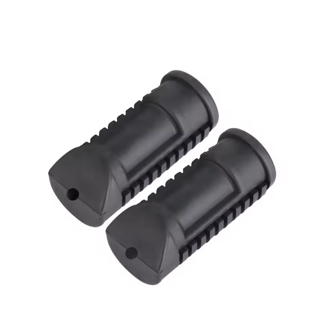 FRONT FOOT PEGS RUBBER SET HONDA CG125 CUSTOM 50661-383-670 thumbnail 2