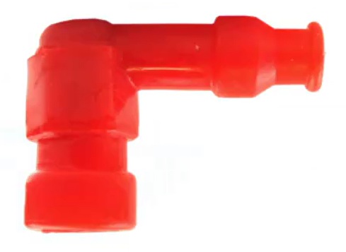SPARK PLUG CAP RUBBER RED UNIVERSAL