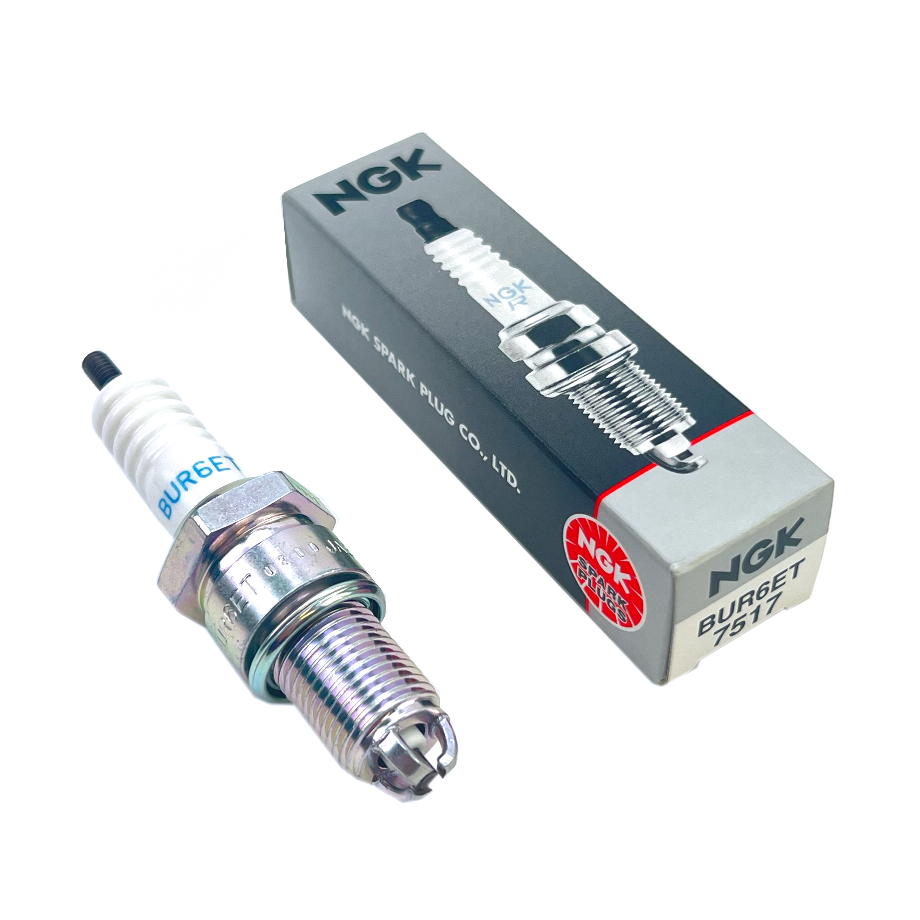 NGK MULTI-GROUND SPARK PLUG BUR6ET 7517 image 1