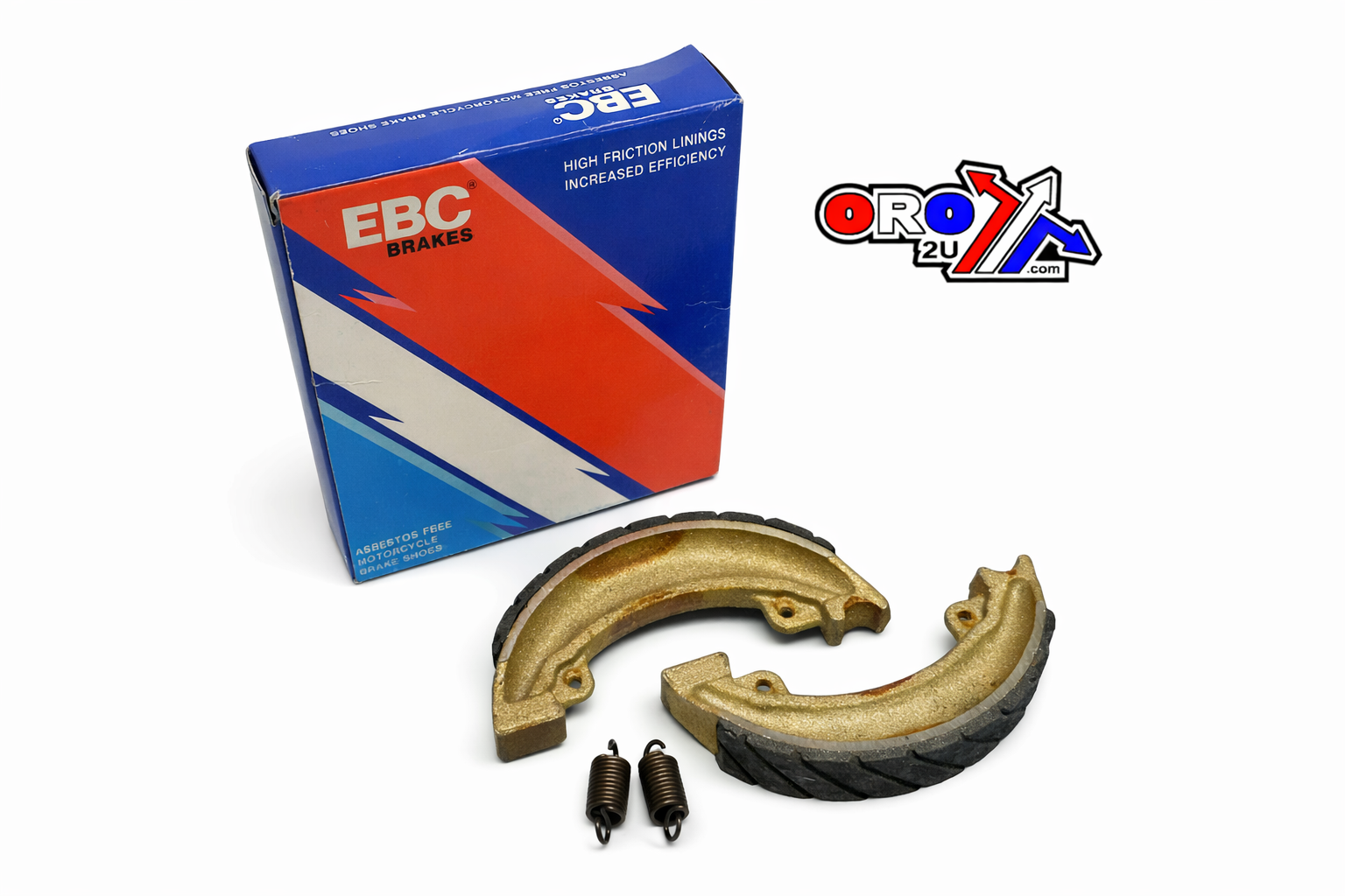 BRAKE SHOES GROOVED EBC H328G image 1