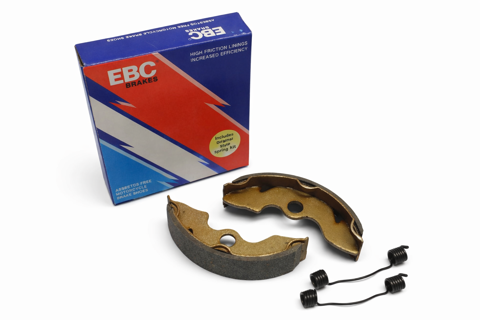 BRAKE SHOES SET HONDA TRX 200 250 300 EBC H345 image 1
