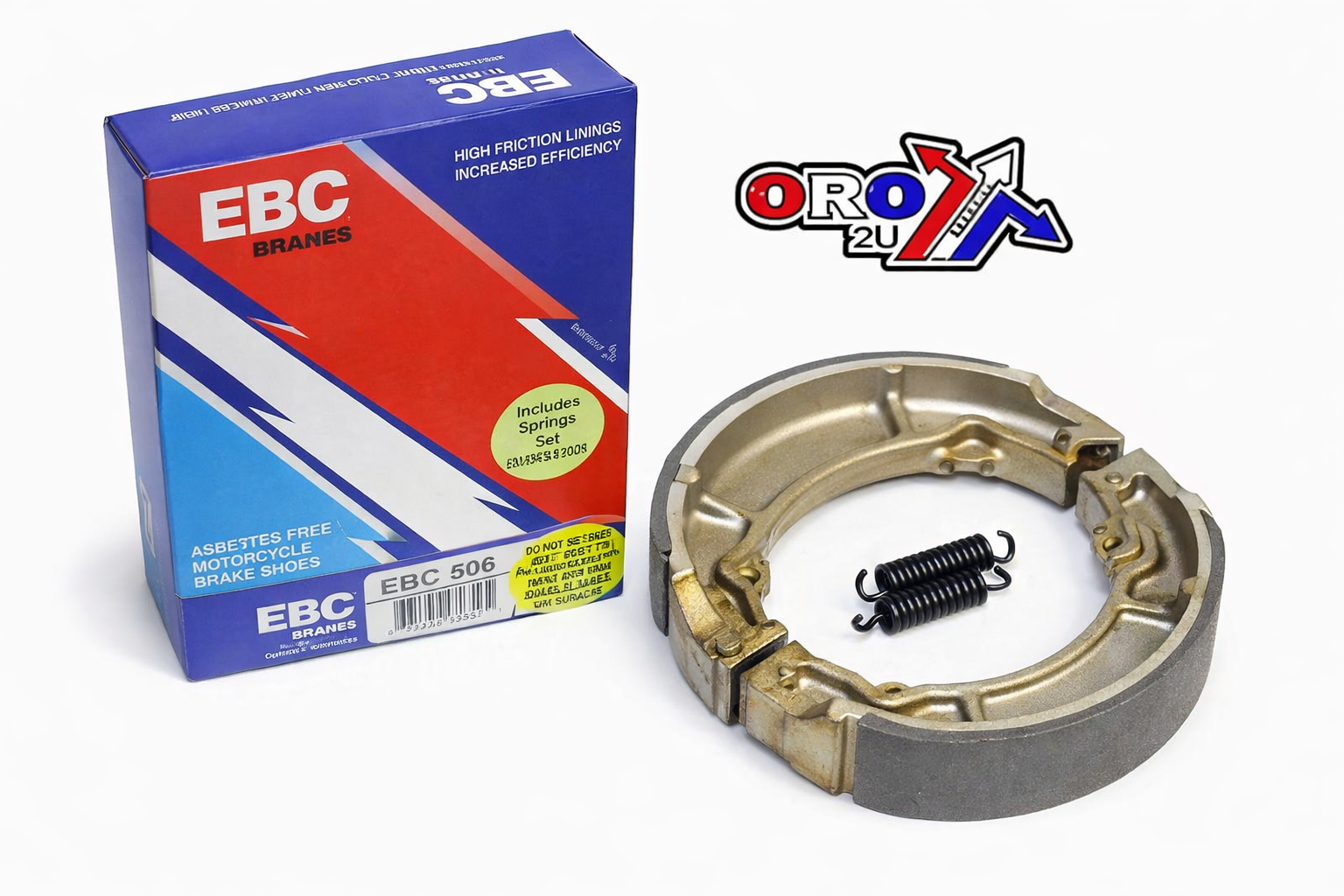 BRAKE SHOES YAMAHA EBC Y506 image 1