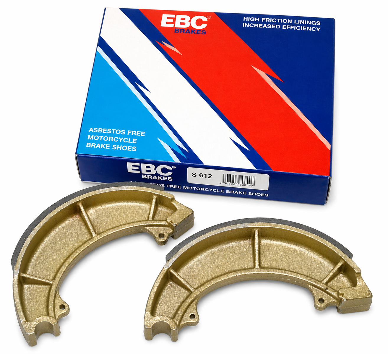 BRAKE SHOES KAWASAKI SUZUKI EBC S612 image 1
