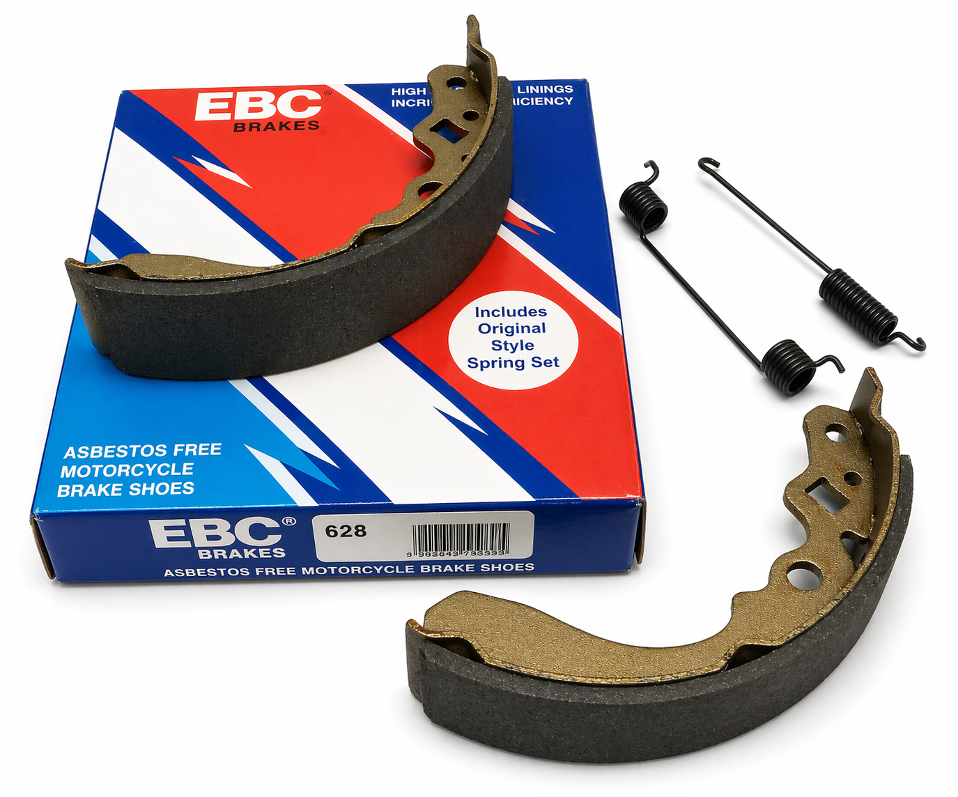 BRAKE SHOES KAWASAKI SUZUKI EBC S628