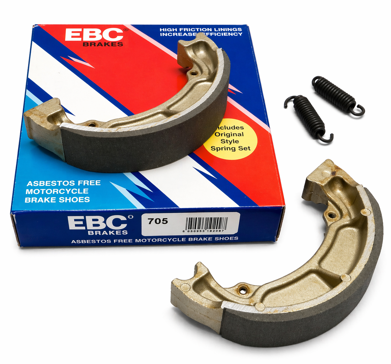 BRAKE SHOES KAWASAKI KDX KLF 250 EBC K705