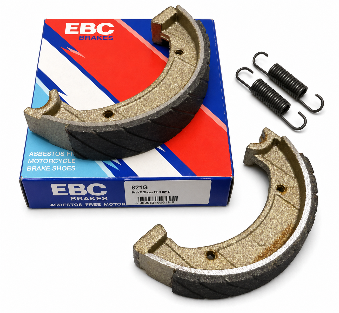 BRAKE SHOES GROOVED EBC 821G image 1