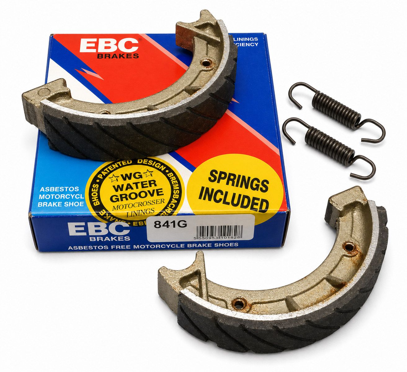 BRAKE SHOES GROOVED EBC 841G