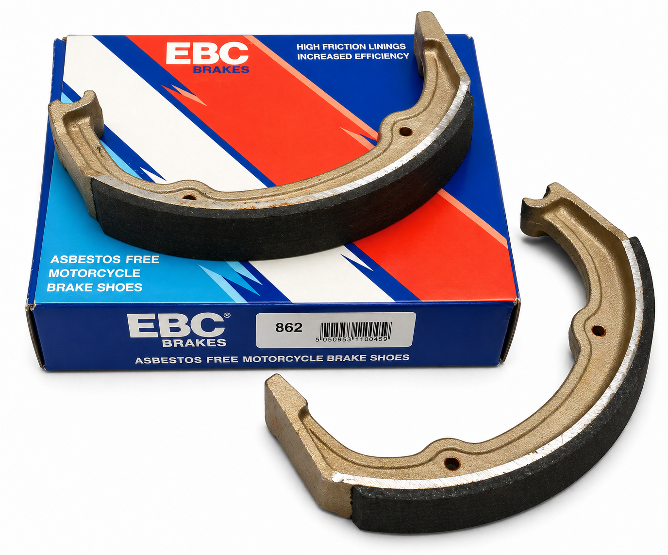 BRAKE SHOES BMW R65 EBC 862 image 1