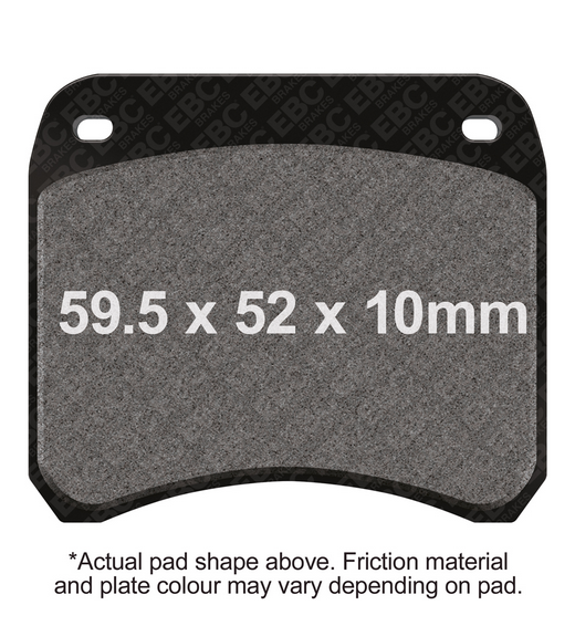 BRAKE PADS TRIUMPH EBC FA016HH thumbnail 2