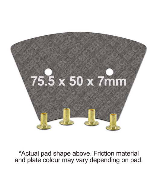 BRAKE PADS SEMI-METAL HARLEY DAVIDSON EBC FA026 thumbnail 2