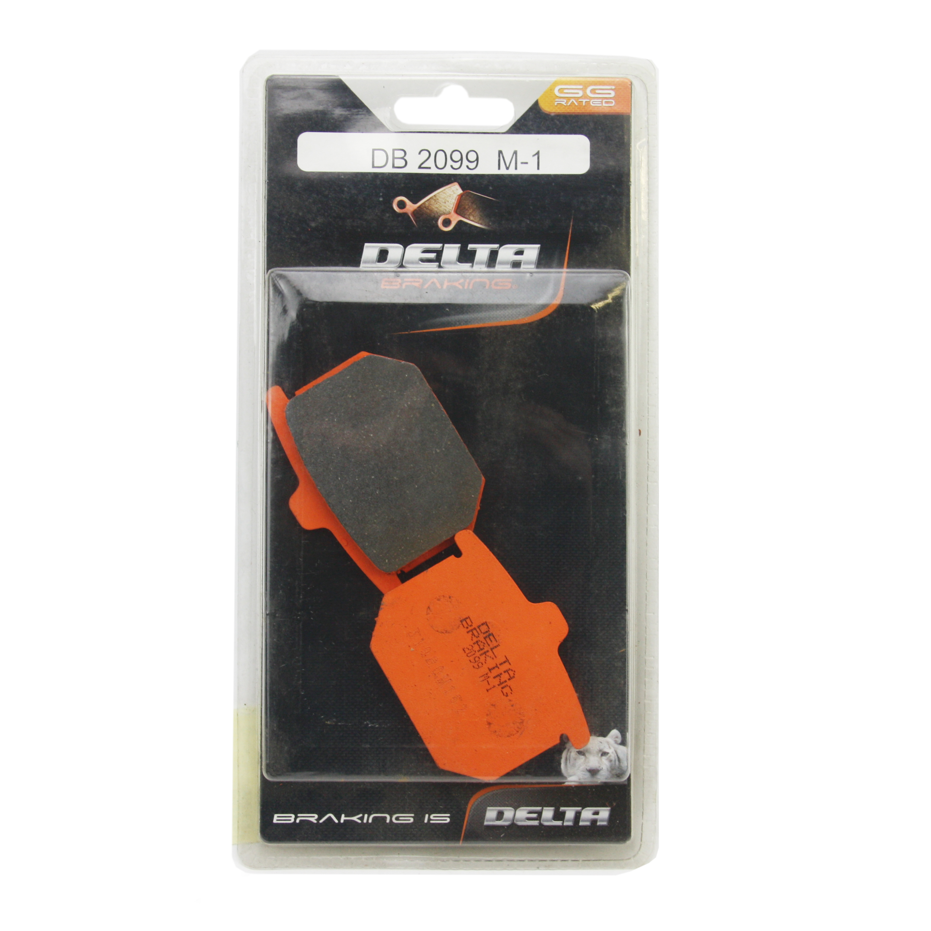 BRAKE PADS DELTA M1 ORGANIC PADS DB2099 (FA29 FA30 FA31 VD112) image 1