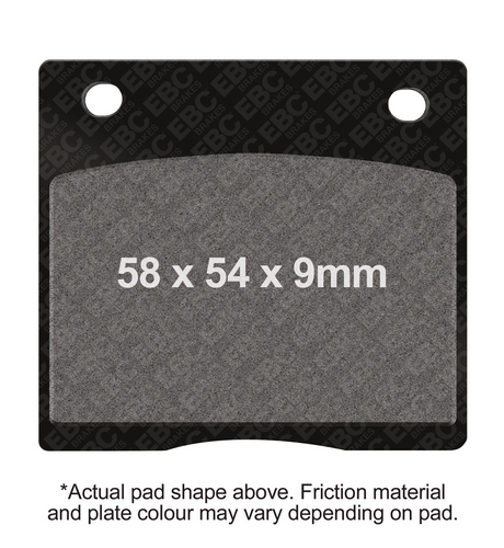 BRAKE PADS DISC VD306 FA036 thumbnail 2
