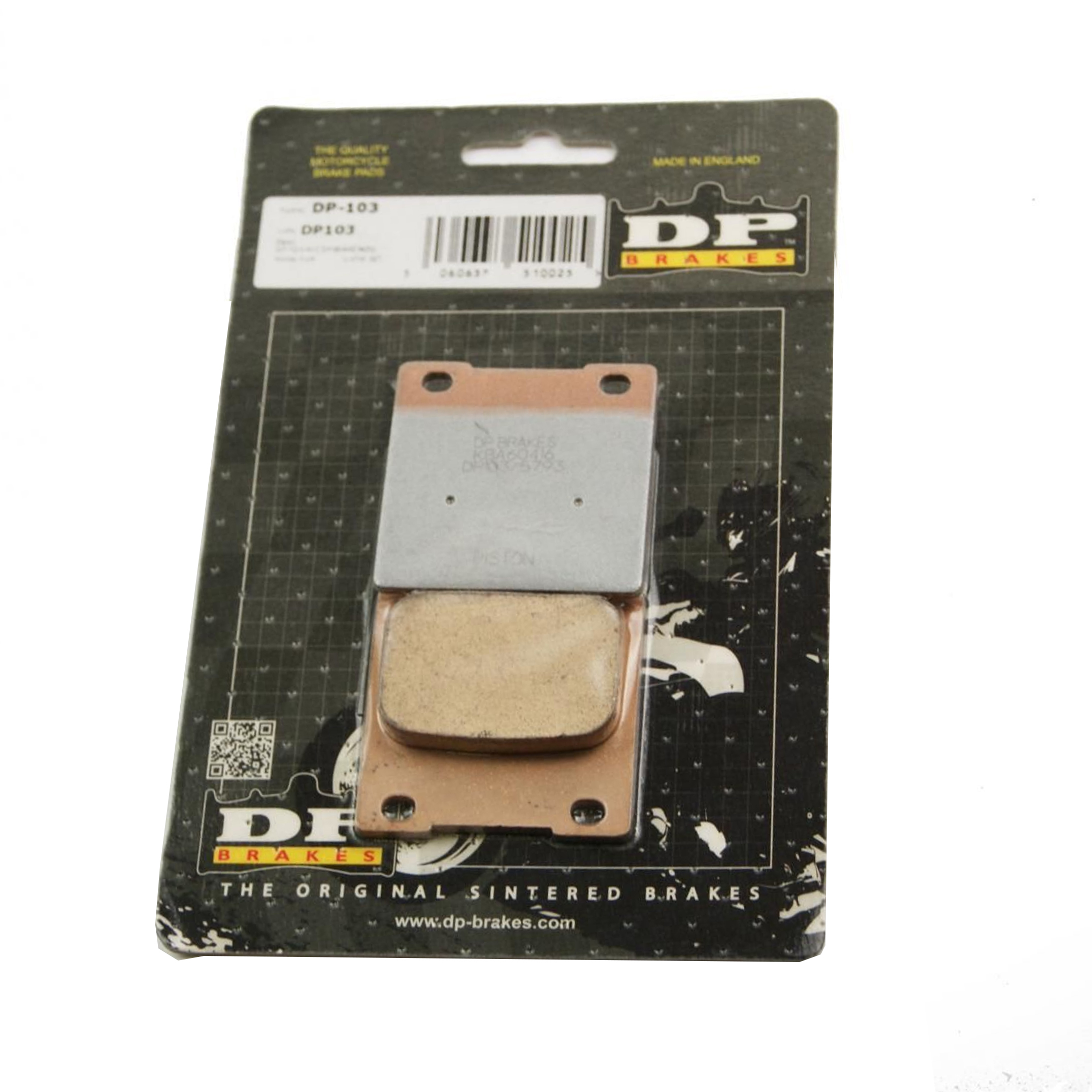 BRAKE PADS SINTERED DP BRAKES, DP103 BRAKES Premium Sintered, 39-045 image 1